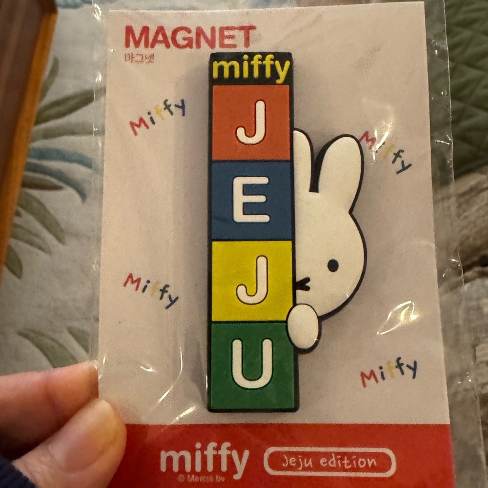 Miffy Jeju Color Block Magnet